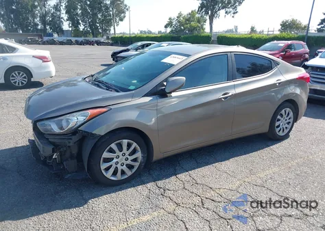 2013 Hyundai Elantra Gls z USA, uszkodzony, nr VIN 5NPDH4AE9DH231144